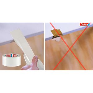 Produktbild für Packband Tesa 4124 Ultra Strong, PVC, weiß