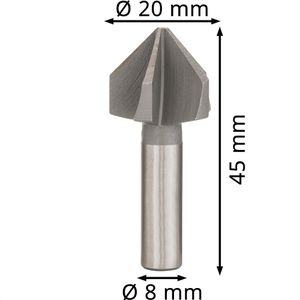 Produktbild für Kegelsenker Bosch PRO Steel 2608596373, HSS
