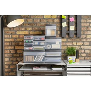 Produktbild für Schubladenbox Rotho 1114508853, Systemix M Duo, A4