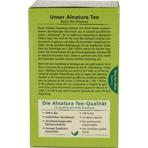 Produktbild für Tee Alnatura Grüner Tee Darjeeling demeter, BIO
