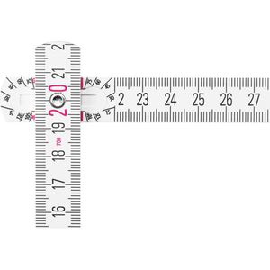 Produktbild für Zollstock Stabila 1707, 01334, Holz