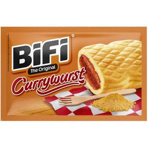 Produktbild für Fleischsnack BiFi Currywurst, herzhafte Salami