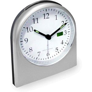 Produktbild für Wecker Technoline WT 755 silber, analog