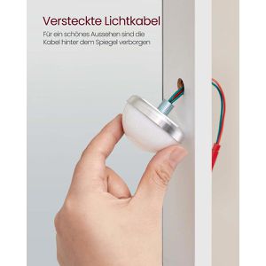 Produktbild für Schminktisch Vasagle RDT164W01, mit Beleuchtung