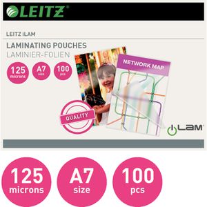 Produktbild für Laminierfolien Leitz 33805 iLAM, DIN A7