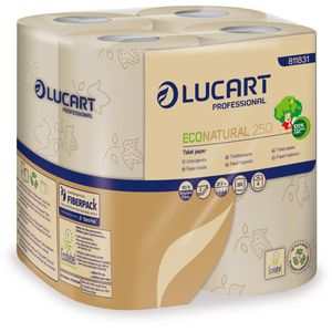 Produktbild für Toilettenpapier Lucart EcoNatural 250, 811831