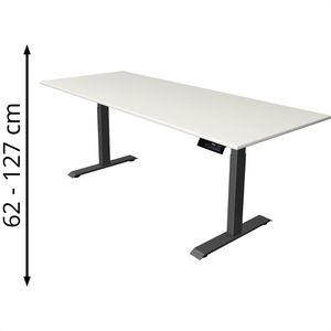 Schreibtisch Kerkmann Move 1 stable, weiß / anthrazit