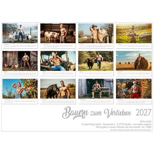 Produktbild für Erotikkalender Edition-Seidel 32484 Bauern zum Verlieben, 2027