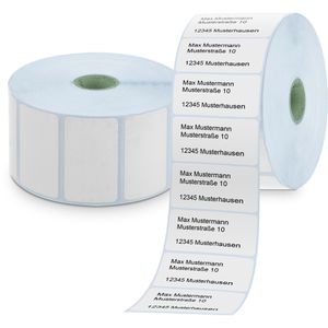 Produktbild für Adressetiketten Herma 4341, weiß