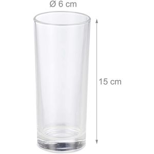 Produktbild für Trinkgläser Relaxdays 10023421 Longdrink