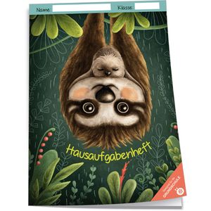 Hausaufgabenheft Trötsch Grundschule Faultier, A5