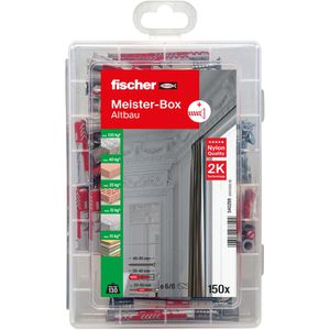 Produktbild für Schrauben-Dübel-Set Fischer 540299, MeisterBox Altbau
