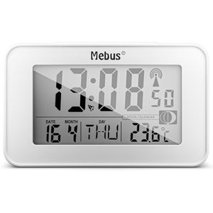 Wecker Mebus 51461 weiß, digital