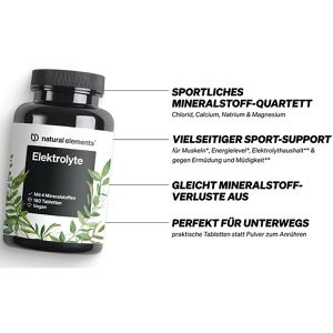 Produktbild für Elektrolyte natural-elements 180 Tabletten