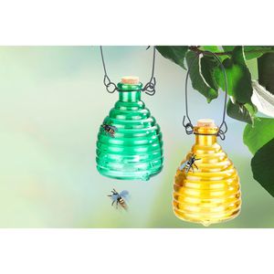 Produktbild für Wespenfalle Maximex Glas Grün &amp; Gelb, 2er Set