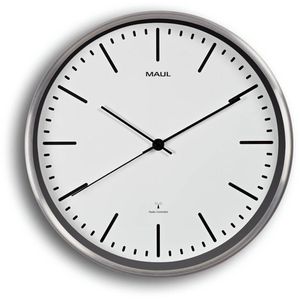 Produktbild für Wanduhr Maul Maulfly, Aluminium, analog, Funkuhr