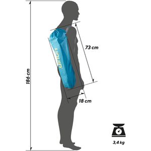 Produktbild für Campingstuhl Uquip SANDY XL, 244030, blau, 120 kg