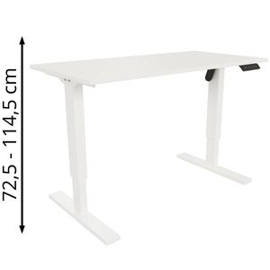 Produktbild für Schreibtisch Bisley E-StarterTech, weiß / weiß