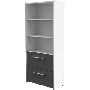 Produktbild für Kombischrank Kerkmann start up, anthrazit / weiß