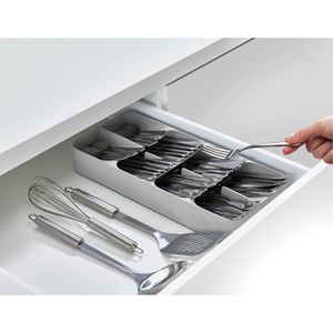 Produktbild für Besteckkasten JosephJoseph Drawer Store, grau, aus Kunststoff