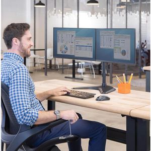 Produktbild für Monitorhalterung Fellowes Seasa, VESA 75x75 &amp; 100x100 mm