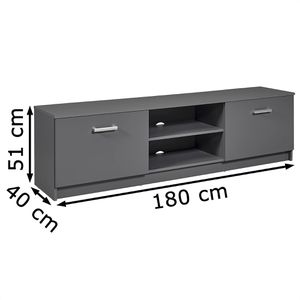 Produktbild für Lowboard Inter-Link 13087330, aus Holz, graphit