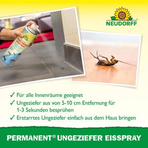 Produktbild für Insektenspray Neudorff Permanent Ungeziefer Eisspray