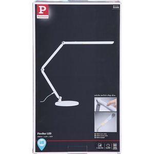 Produktbild für Schreibtischlampe Paulmann FlexBar, weiß, LED, dimmbar