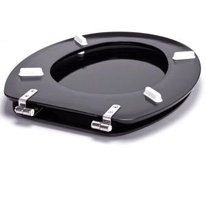 Produktbild für WC-Sitz MSV Uni 140343, oval, aus Holz