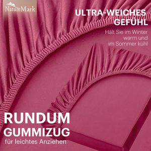 Produktbild für Spannbettlaken NatureMark Jersey, 70 x 140 cm