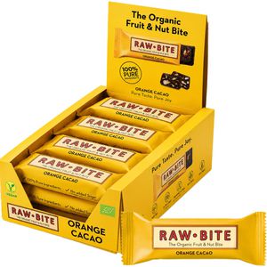 Fruchtriegel Raw-Bite Rohkost Riegel Orange Cacao, BIO