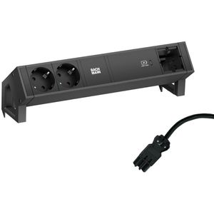 Produktbild für Tischsteckdose Bachmann Desk 2, mit 0,2m GST18 Kabel