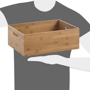 Produktbild für Holzkiste Zeller 13341, Bambus
