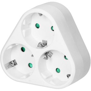 Produktbild für Steckdosenadapter Orno weiß