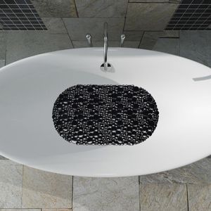 Produktbild für Badewannenmatte Relaxdays oval, 38 x 67 cm