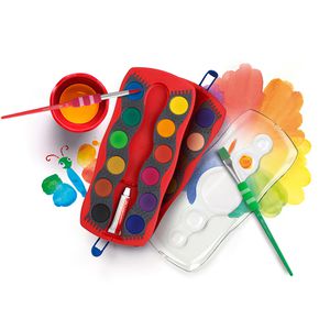 Produktbild für Farbkasten Faber-Castell Connector, rot