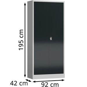 Produktbild für Mehrzweckschrank ClassiX X-545548, abschließbar, anthrazit