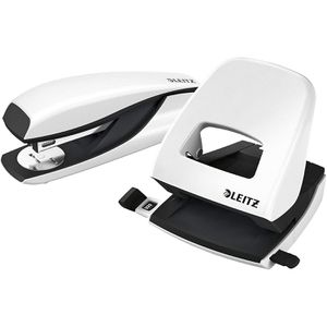 Produktbild für Locher Leitz 5095 NeXXt WOW, weiß metallic