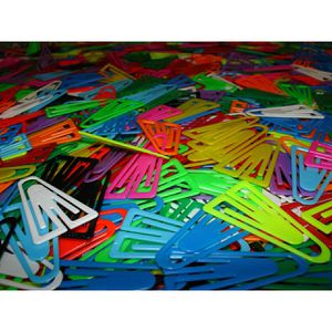 Produktbild für Büroklammern Laurel 1313-98, Plastiklips, 60mm