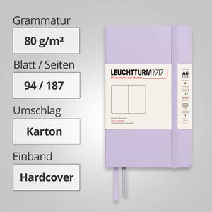 Produktbild für Notizbuch Leuchtturm1917 Pocket, 368145, Karton Hardcover