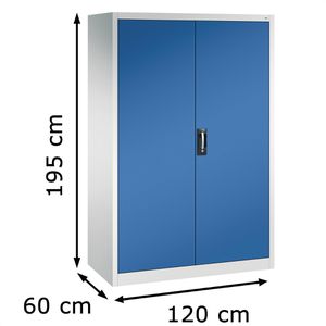 Produktbild für Werkzeugschrank CP-Möbel 8932-00, aus Metall, grau / blau