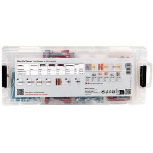 Produktbild für Schrauben-Dübel-Set Fischer 568544, MiniFixTainer