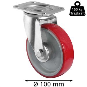 Produktbild für Schwerlastrolle CASCOO Serie N2U6, Lenkrolle