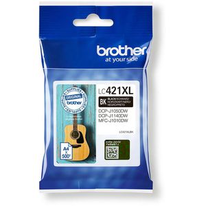 Produktbild für Tinte Brother LC-421XLBK schwarz