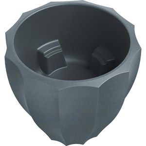 Produktbild für Übertopf Ethick Rona TR40, betongrau, Ø 40 x 36 cm