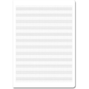 Produktbild für Notenheft Oxford 100050399, Lineatur 14, A4
