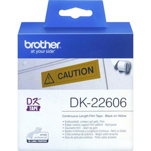 Produktbild für Brother-Etiketten Brother DK-22606, gelb