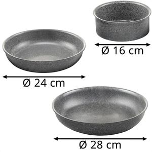 Produktbild für Pfanne Ballarini Torre, Ø 16 / 24 / 28cm