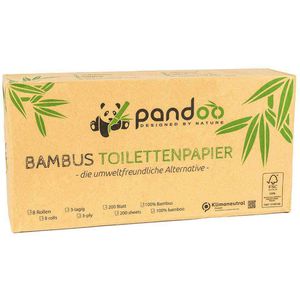 Produktbild für Toilettenpapier pandoo Bambus