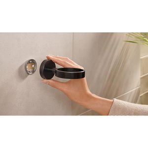 Produktbild für Zahnputzbecher Tesa Moon Black, 40566, aus satiniertem Glas